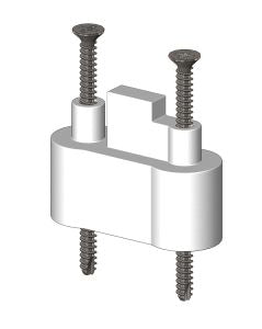 TRUDESIGN Klemmbereicherweiterung für 3-Wege-Ventil AQUAVALVE TD90313 - Weiß