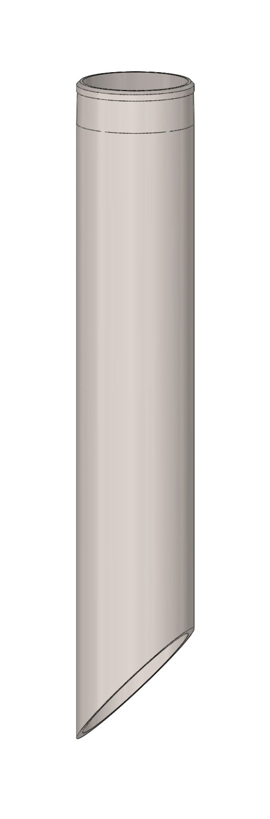 TRUDESIGN Tankbeschlag-Set ABS 1-1/2" mit Rohr und 90° Fittings grau