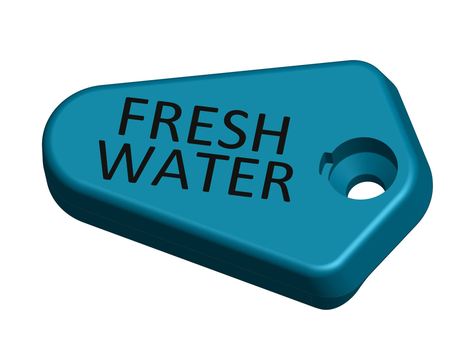 TRUDESIGN Plaketten für Kugelventil-Hebel 1/2', 3/4', 1' - verschiedene Beschriftungen