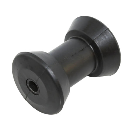 Kielrolle Gummi schwarz mit Kunststoffbuchse - verschiedene Größen