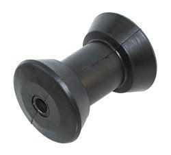 Kielrolle Gummi schwarz mit Kunststoffbuchse - verschiedene Größen