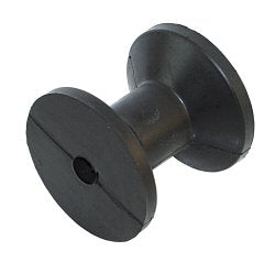 Bugrolle Gummi schwarz ohne Buchse 75x72mm - iD 13mm