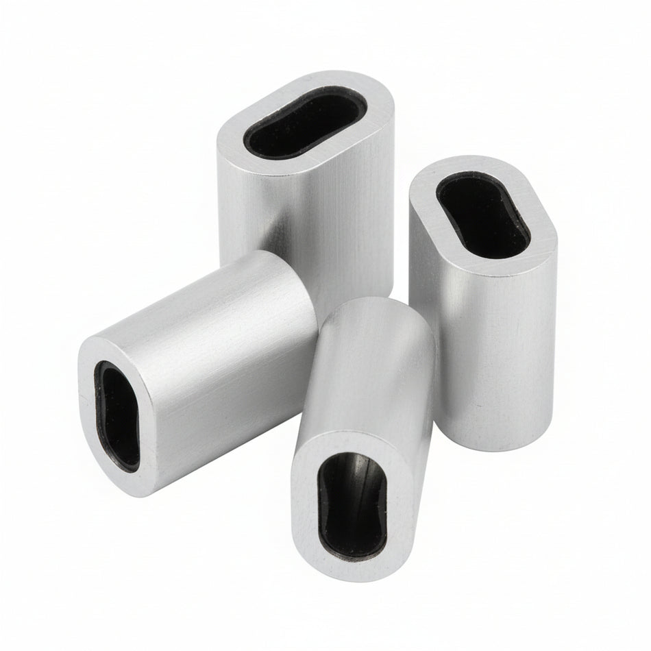 Aluminium Presshülsen DIN EN13411-3 für Stahlseile - Verschiedene Größen