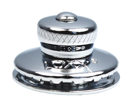 LOXX® Oberteil Messing verchromt - Kleiner Planenknopf für sichere Befestigung