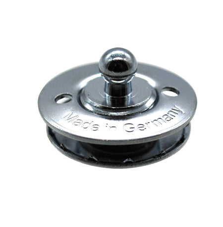 LOXX® Unterteil für Tuch Messing verchromt - Zapfen mit Kugelkopf 3-4mm 4 mm