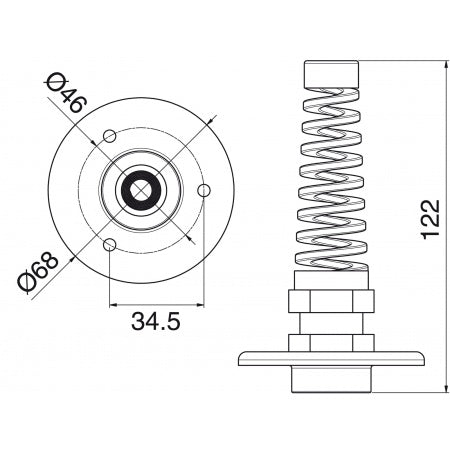 ULTRAFLEX Schlauchdurchführung R5 mit Knickschutz