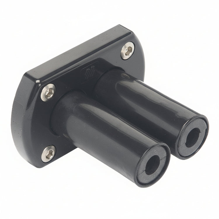 ULTRAFLEX Doppel-Schlauchdurchführung R8 106x68 mm schwarz – UF41299P