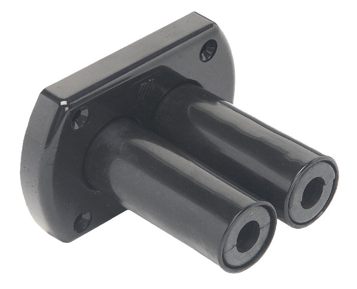 ULTRAFLEX Doppel-Schlauchdurchführung R8 106x68mm schwarz