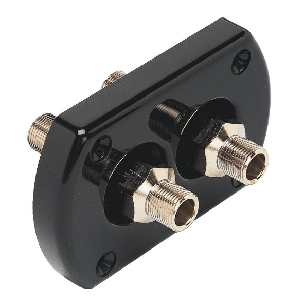 ULTRAFLEX Doppel-Schottverschraubung R9 106x68mm schwarz