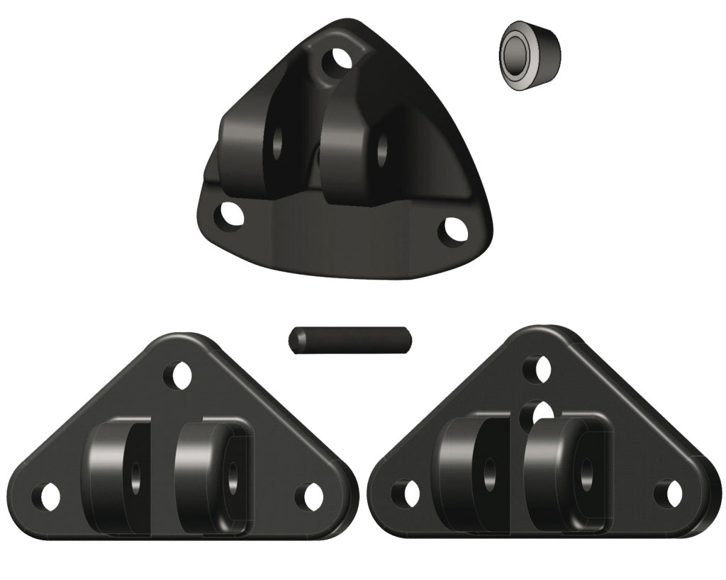 LENCO Universal Ersatzteil-Set für Trimmklappen - Gelenkhalterungen