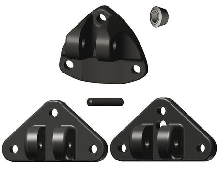 LENCO Universal Ersatzteil-Set für Trimmklappen - Gelenkhalterungen