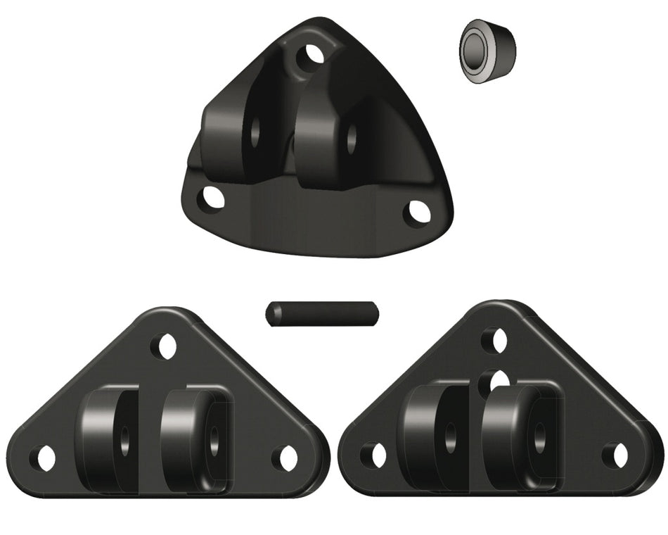 LENCO Universal Ersatzteil-Set für Trimmklappen - Gelenkhalterungen