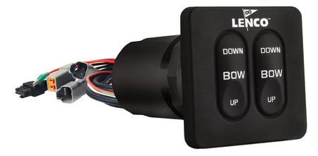 LENCO Einbauschalter Single 12/24V mit integrierter Kontrollbox