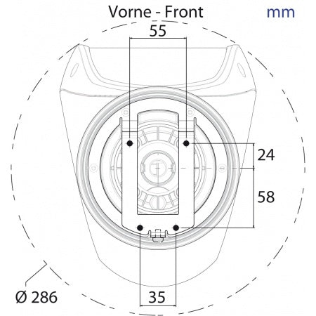 Marinco Suchscheinwerfer mit Bedienpaneel 12/24V 100W