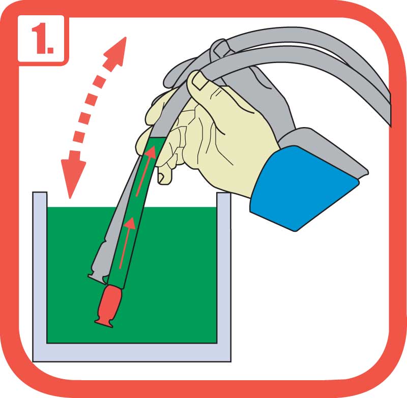 SUPERPUMP Original Umfüllpumpe ZACK-ZACK - Einwegventil mit Pumpfunktion