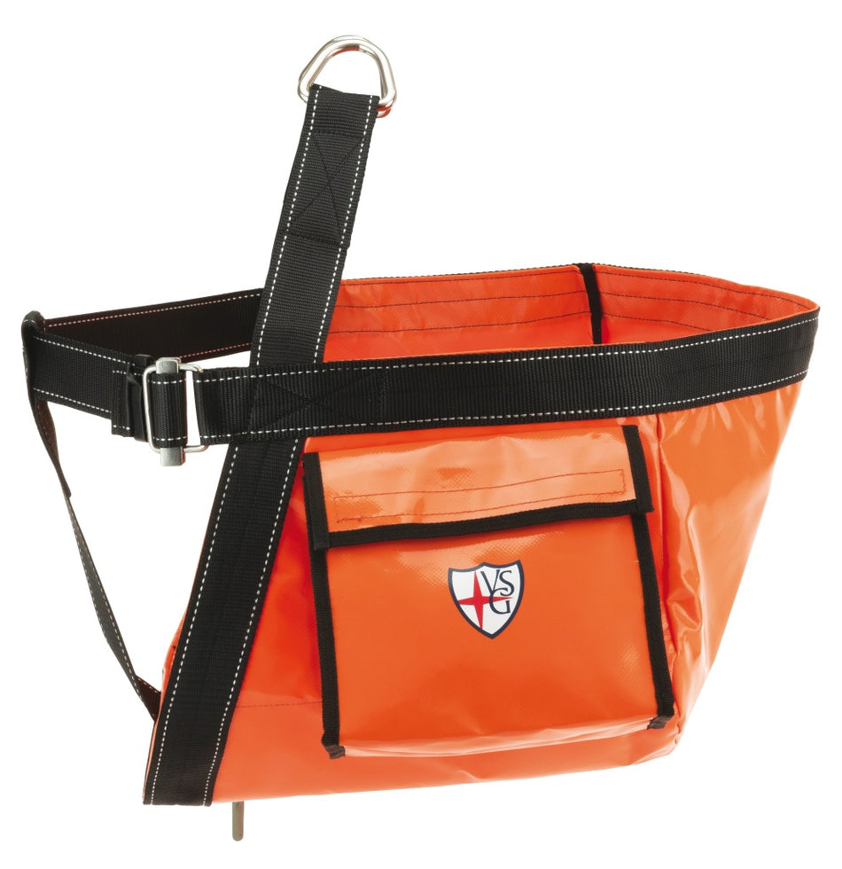 Bootsmannsstuhl DELUXE Nylongewebe mit Werkzeugtasche – Bis 300kg belastbar