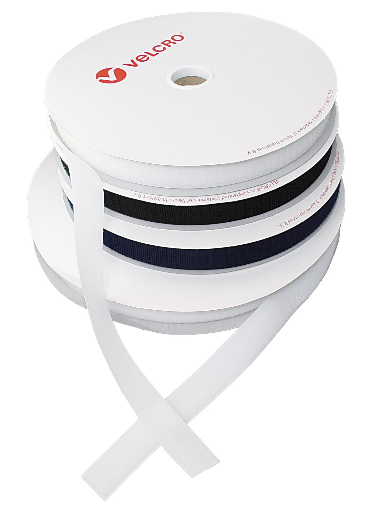 VELCRO® Klettband zum Nähen DIN 3415-A 10-30mm - Polyamid 25m Flausch