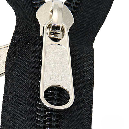 YKK Spiralreißverschluss Größe 6 - Endlos 200m Rolle mit Metallkomponenten