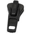 YKK Schieber für Reißverschlüsse Größe 10 - POM mit automatischer Arretierung Einfachschieber schwarz