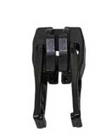 YKK Schieber für Reißverschlüsse Größe 10 - POM mit automatischer Arretierung Doppelschieber schwarz