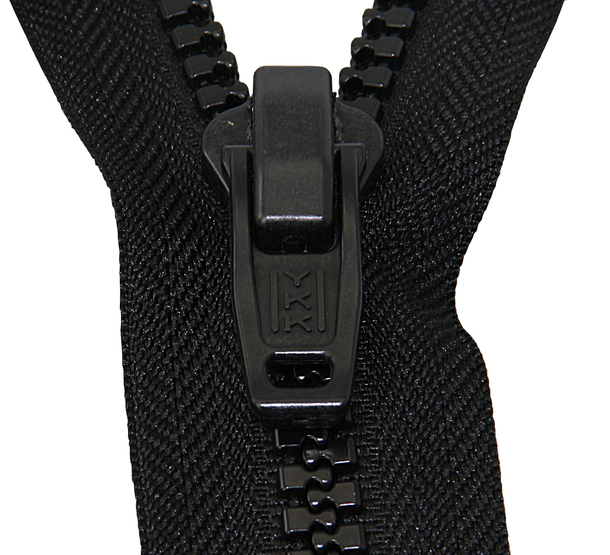 YKK Spiralreißverschluss Größe 10 Typ 1 - Teilbar mit Kunststoff-Komponenten