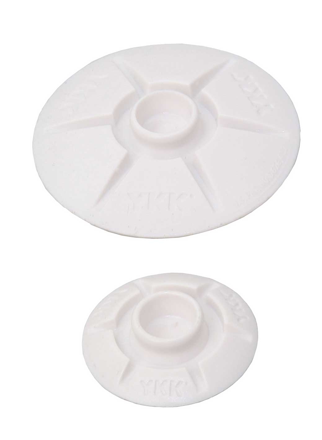 YKK SNAD Unterteil - Kompatibel mit DURABLE-DOT und PULL-THE-DOT Oberteilen Weiß