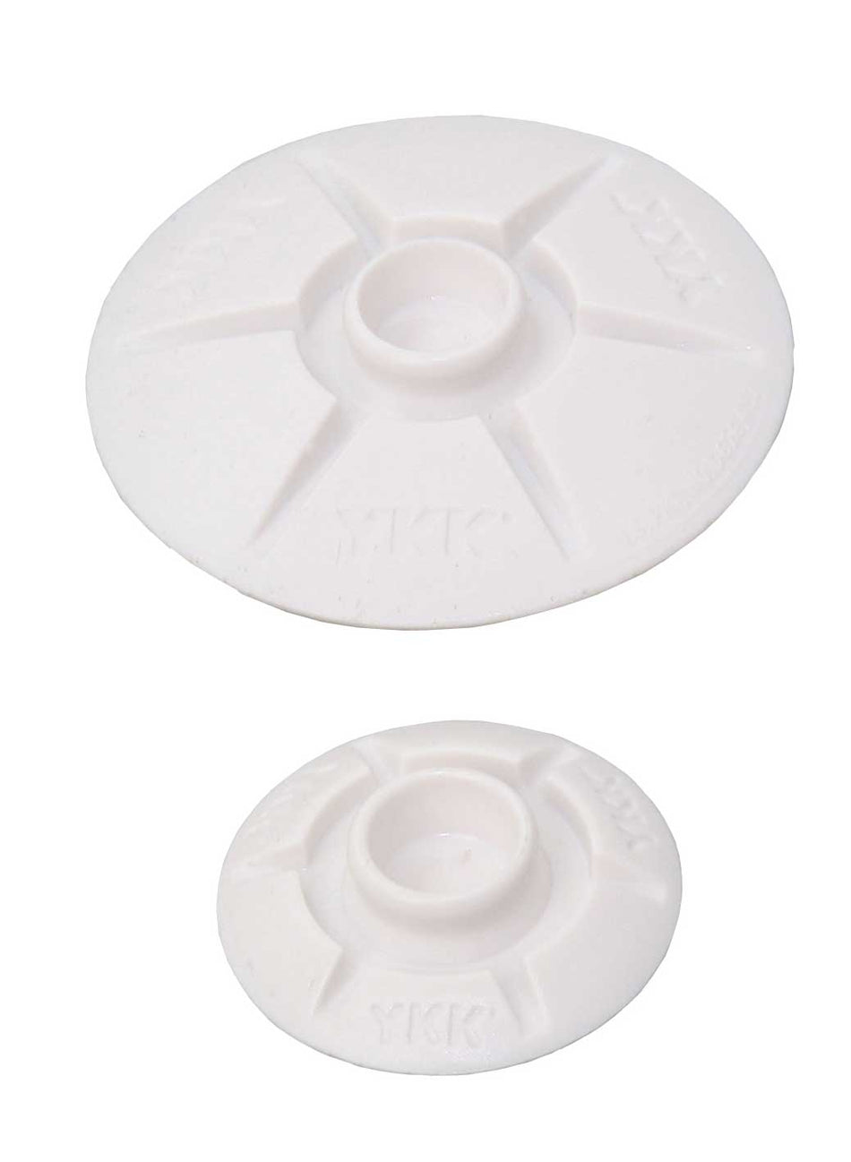 YKK SNAD Unterteil - Kompatibel mit DURABLE-DOT und PULL-THE-DOT Oberteilen Weiß