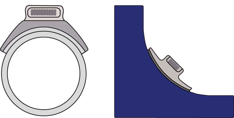 YKK FLEX Unterteil - Kompatibel mit DURABLE-DOT und PULL-THE-DOT Oberteilen