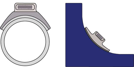 YKK FLEX Unterteil - Kompatibel mit DURABLE-DOT und PULL-THE-DOT Oberteilen