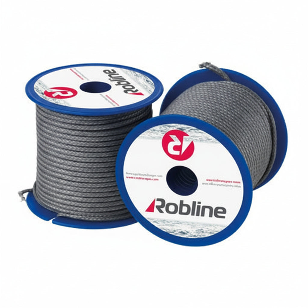 ROBLINE Ocean 3000 Mini Spulen - Dyneema Tauwerk Ø 2-4 mm grau