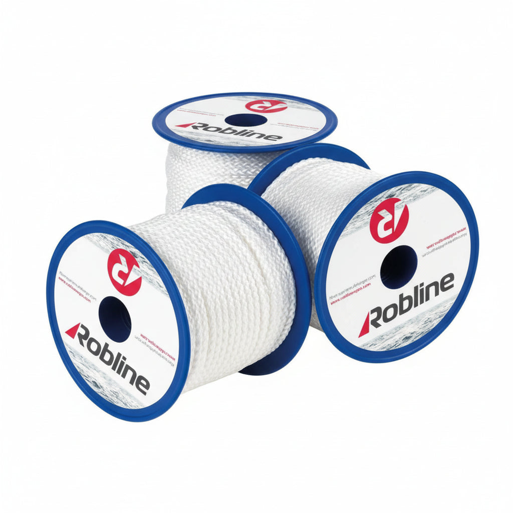 ROBLINE XLF Mini Spulen - XLF Tauwerk Ø 2-3 mm weiß