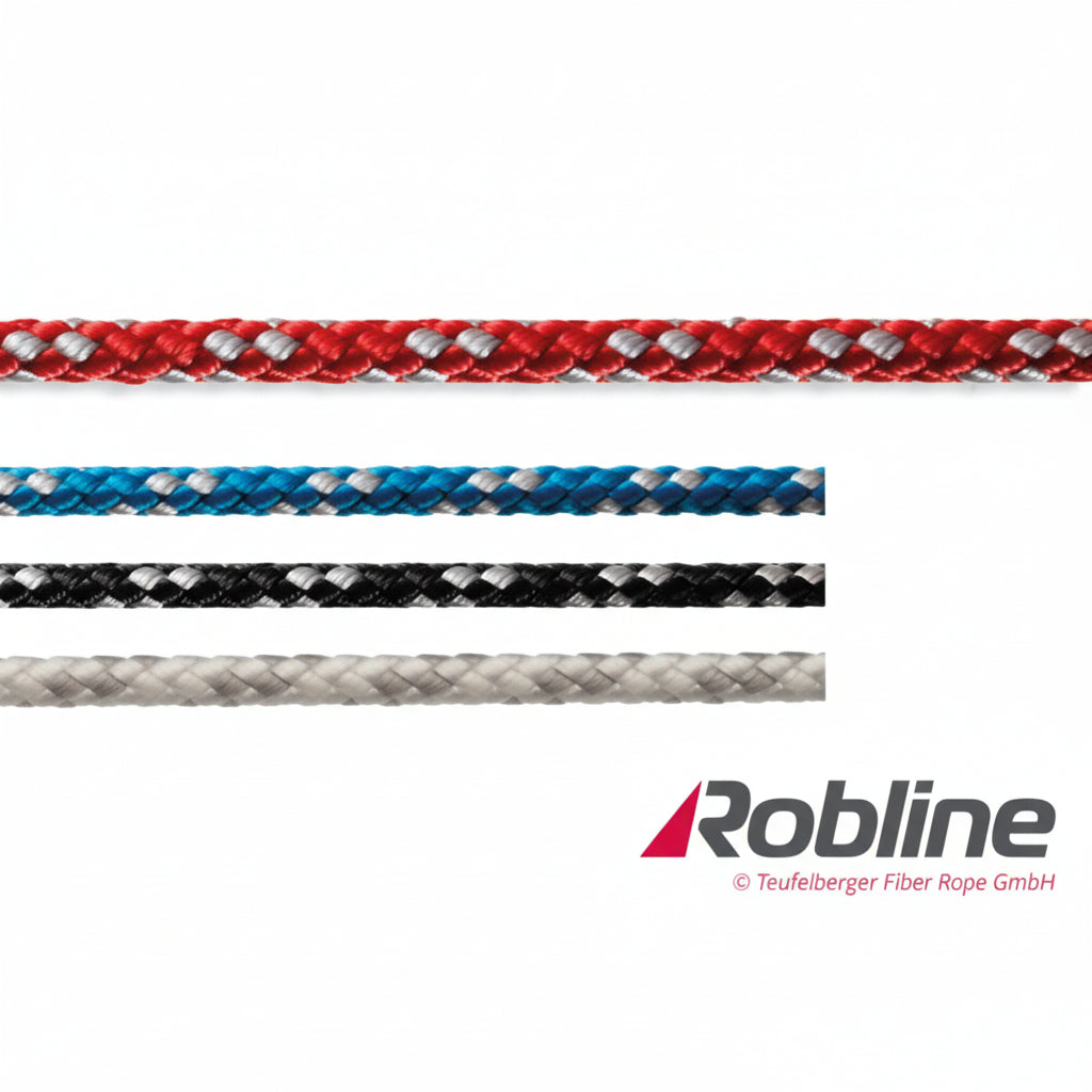 ROBLINE 8-Plaited Dinghy - Formstabile Allzweckleine für Jollen - 4-6mm