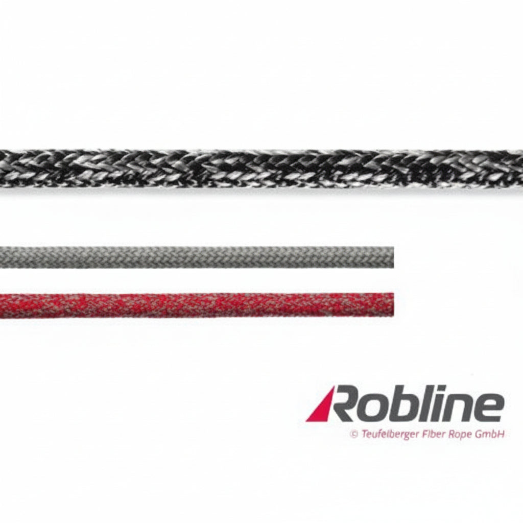 ROBLINE Globe Grip Performance Tauwerk – 3 Farben: rot-grau, silber, schwarz-grau