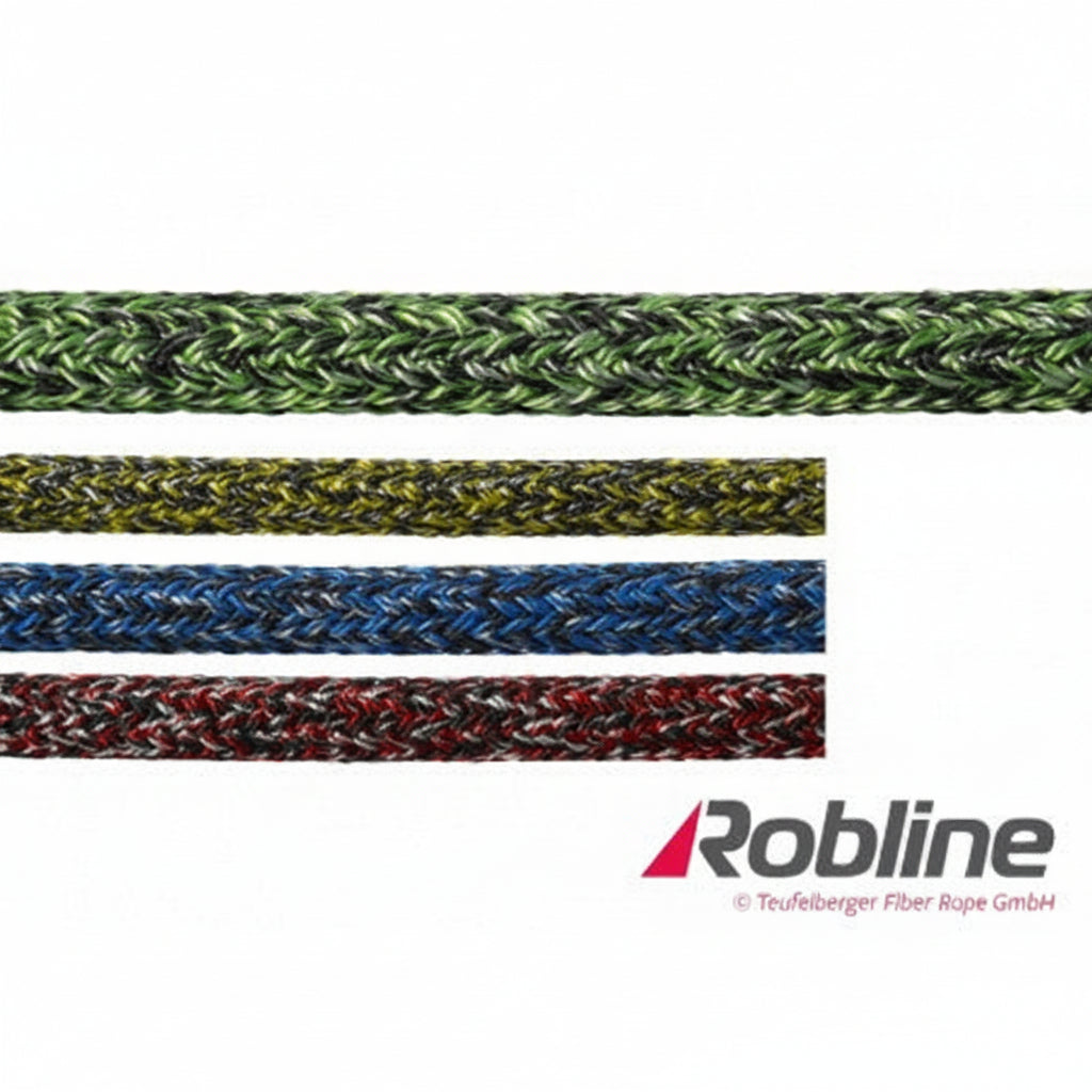 ROBLINE Admiral 9000 Performance Tauwerk – verfügbar in 4 Farben: schwarz-weiß-grün, gelb, blau, rot