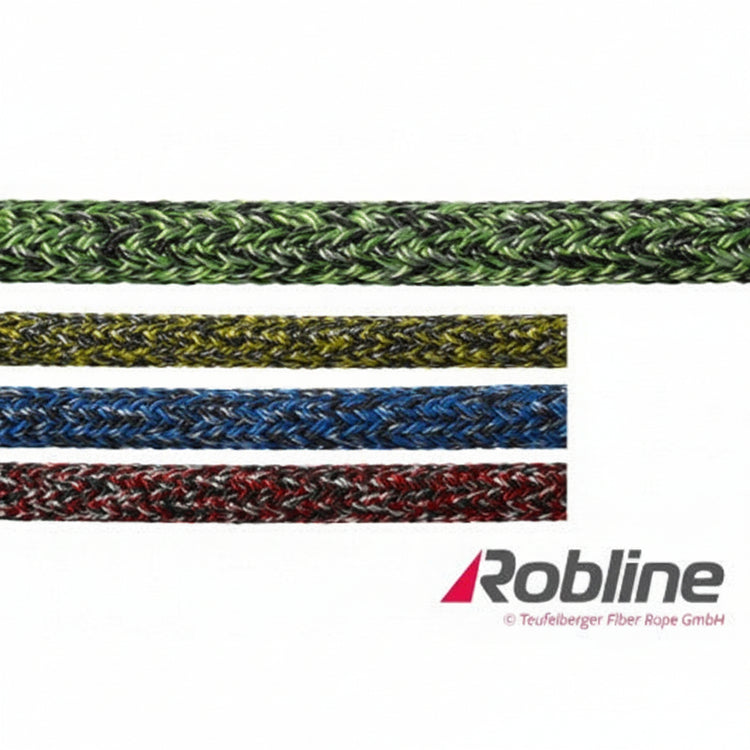 ROBLINE Admiral 9000 Performance Tauwerk – verfügbar in 4 Farben: schwarz-weiß-grün, gelb, blau, rot