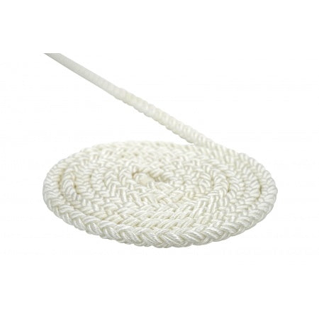 ROBLINE Nylon 8-plait Nahaufnahme 8-Geflecht, platzsparende Nylon Ankerleine weiß
