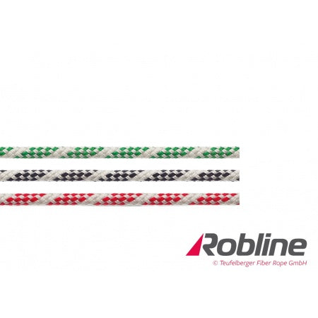ROBLINE Sirius Tauwerk – Cruising Polyestertau in den Farben silber-rot, silber-blau und silber-schwarz
